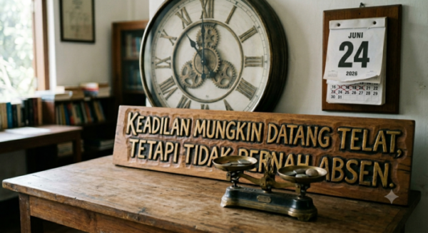 Keadilan Mungkin Datang Telat