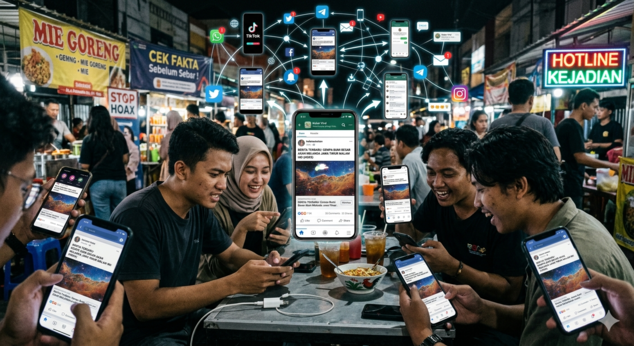 Penyebaran Hoax Melalui Media Sosial