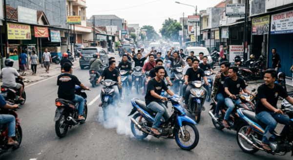Konvoi Pakai Knalpot Brong