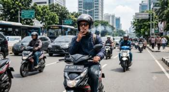 Hukum Berkendara Sambil Merokok