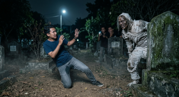 Prank Dengan Kostum Pocong
