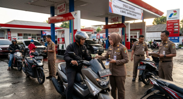 Larangan Pembelian BBM Bagi Penunggak Pajak Kendaraan Bermotor