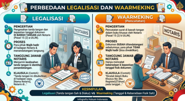 Perbedaan Legalisasi dan Waarmeking