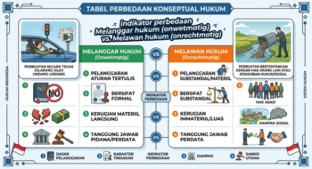Perbedaan Melawan Hukum Dan Melanggar Hukum